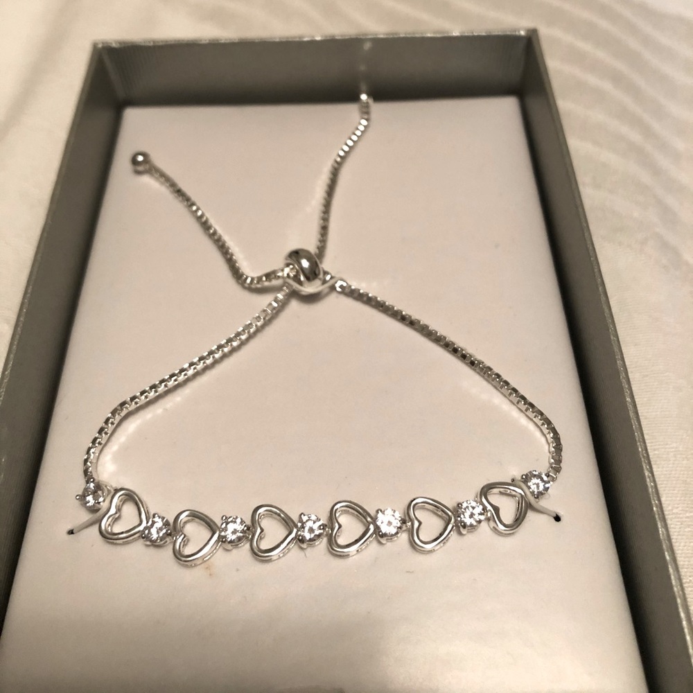 Sterling Heart Bracelet